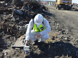 Searching for sources at scrap yard